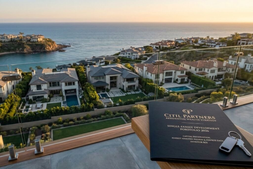 Luxury homes overlooking the ocean