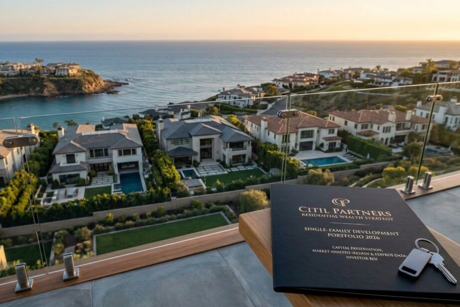 Luxury homes overlooking the ocean